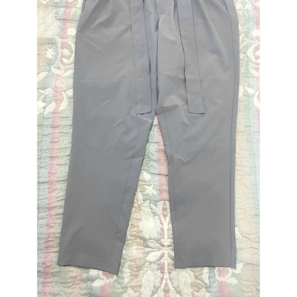 Jade & Ivory Gray Casual Tie Waist Pants - Picture 3 of 5